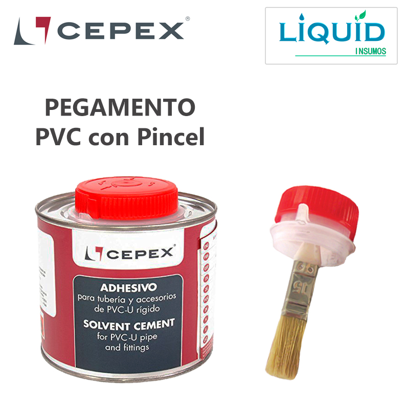 Adhesivo CEPEX para PVC envase con pincel