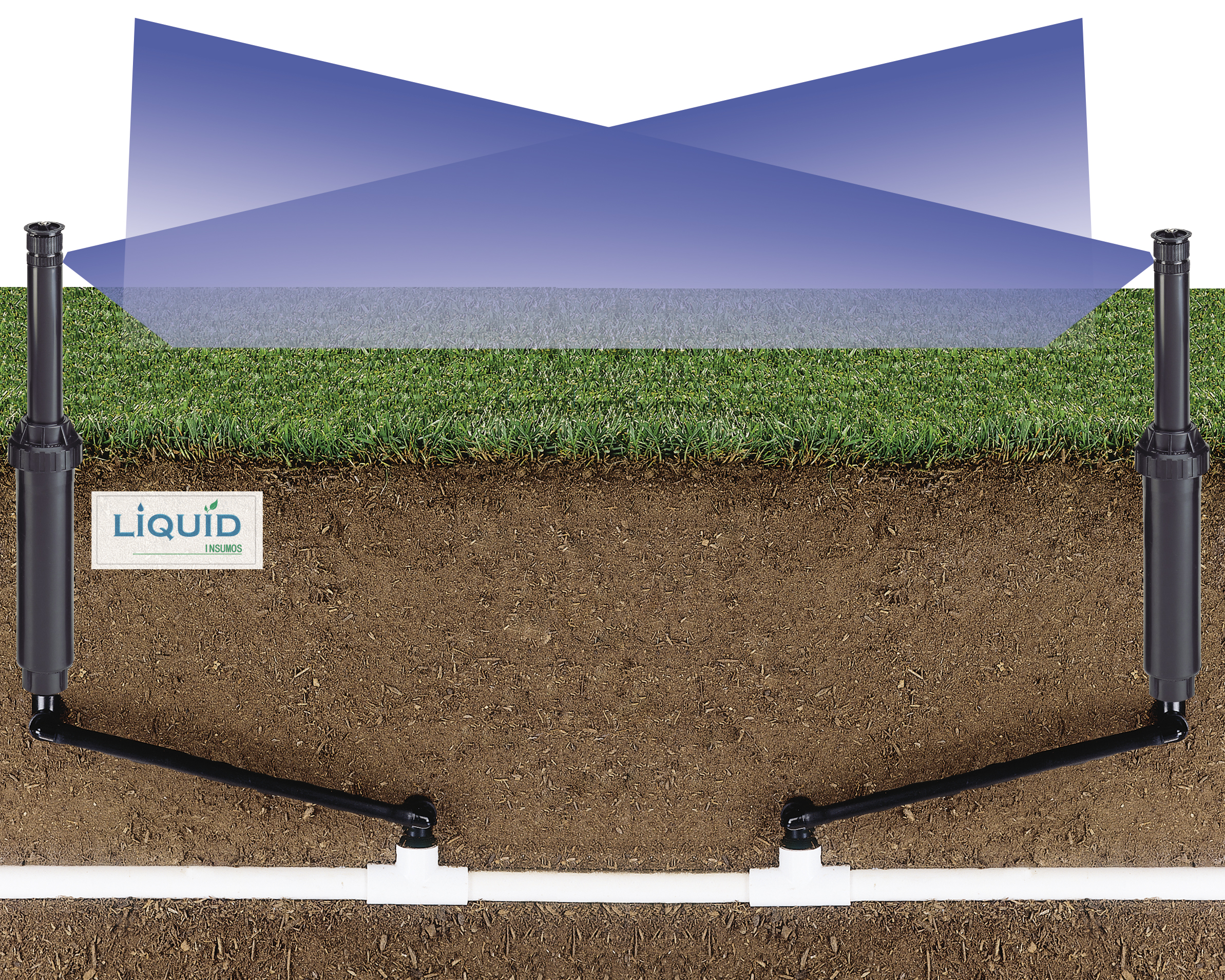 Detalle de codo articulado swing joint