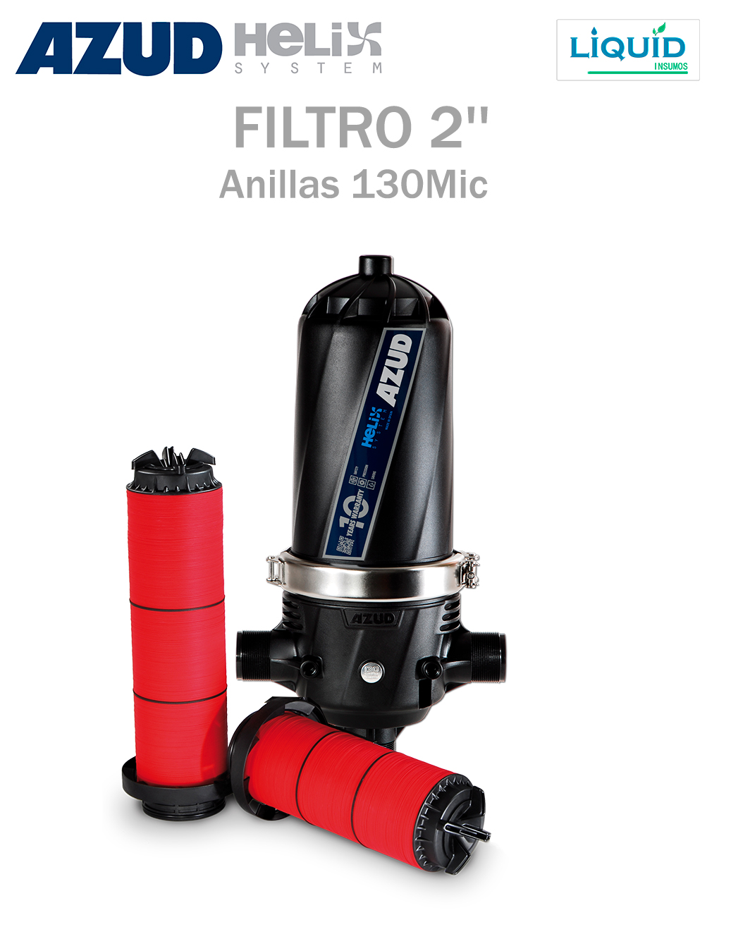 Filtro AZUD Helix System vista lateral